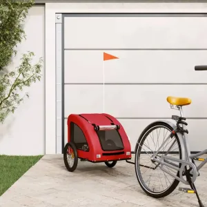Pet Bike Trailer for Comfort, and Safety, Adventures, Red