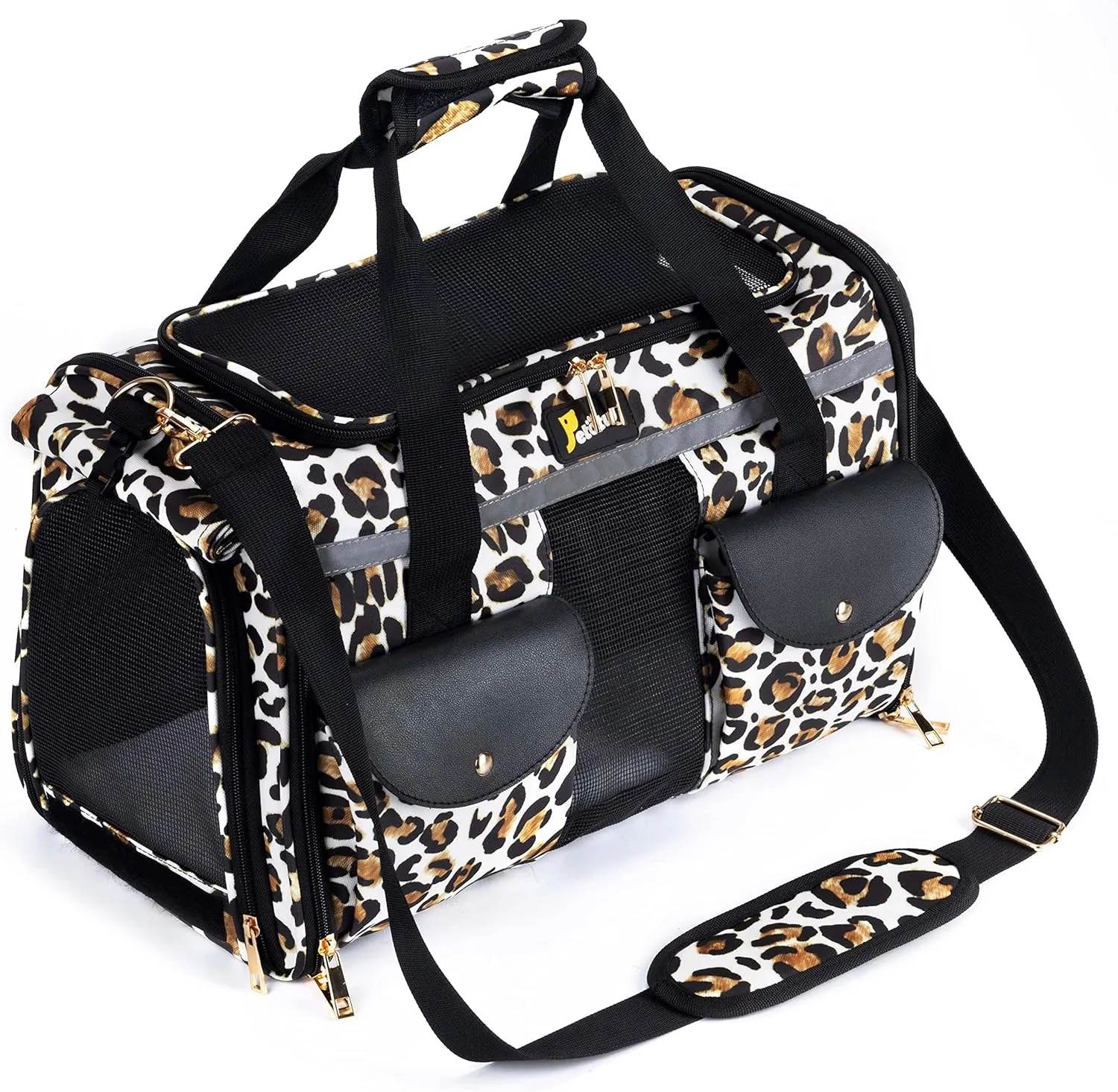 Pet Carrier Cat Carrier for Small Dogs, Dog Carrier, Cat Kennel, Airline Approved Dog Cat Pet Travel Carrier, Soft- Sided Pet Travel Carrier for Cats Dogs, Portable Foldable Pet Bag (Small)