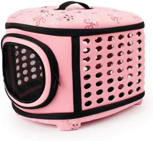 Pet Carriers Handbag Cage Portable Foldable Cage for Dog Cat Puppy Travel and Outdoor Activities Pink