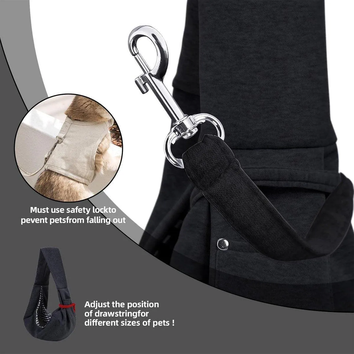 Pet Dog Sling Carrier Bag Outdoor Travel Puppy Cat Totes Shoulder Messenger Bag