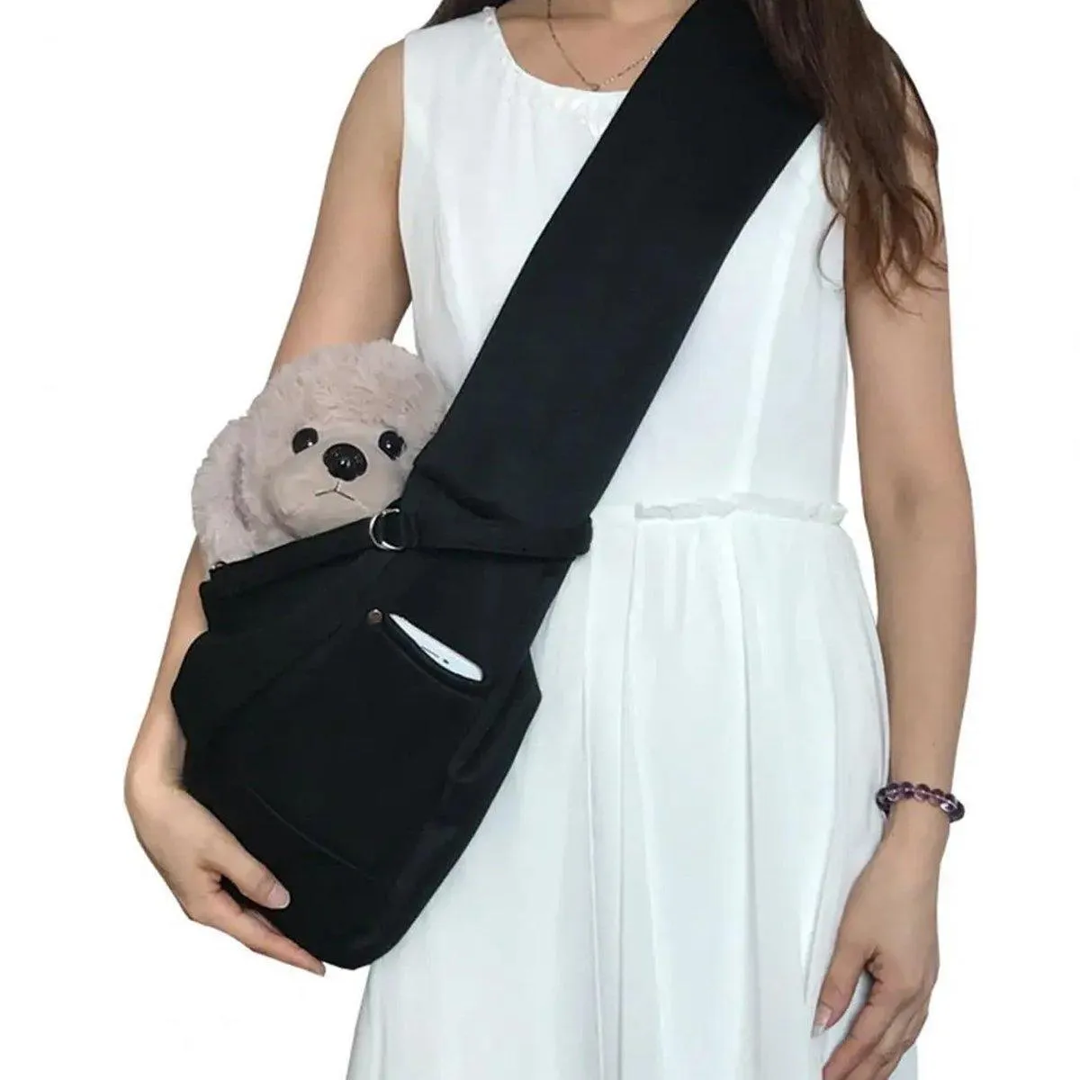 Pet Dog Sling Carrier Bag Outdoor Travel Puppy Cat Totes Shoulder Messenger Bag