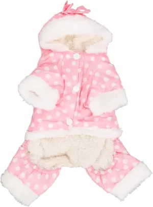Pet Dog Winter Warm Jacket, Dog Hoodies Puppy Clothes Outfits for Small Dogs Convenient Snap Fastenings M