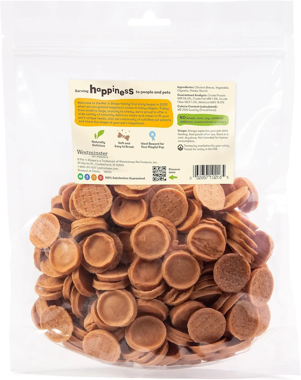 Pet 'n Shape Chik 'n Chips Jerky Dog Treats - 1 Pound