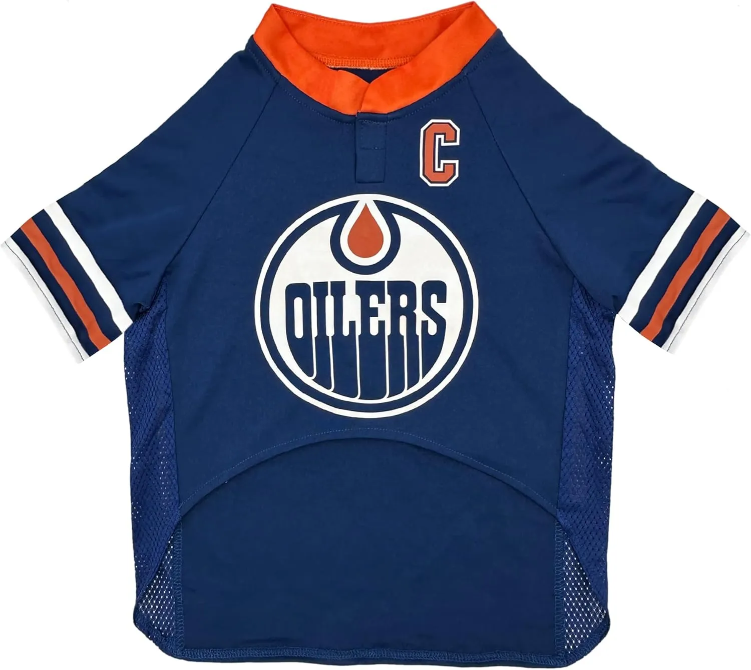 Pets First NHLPA Connor McDavid Mesh Dog Jersey, Edmonton Oilers McJesus-97, Size Small