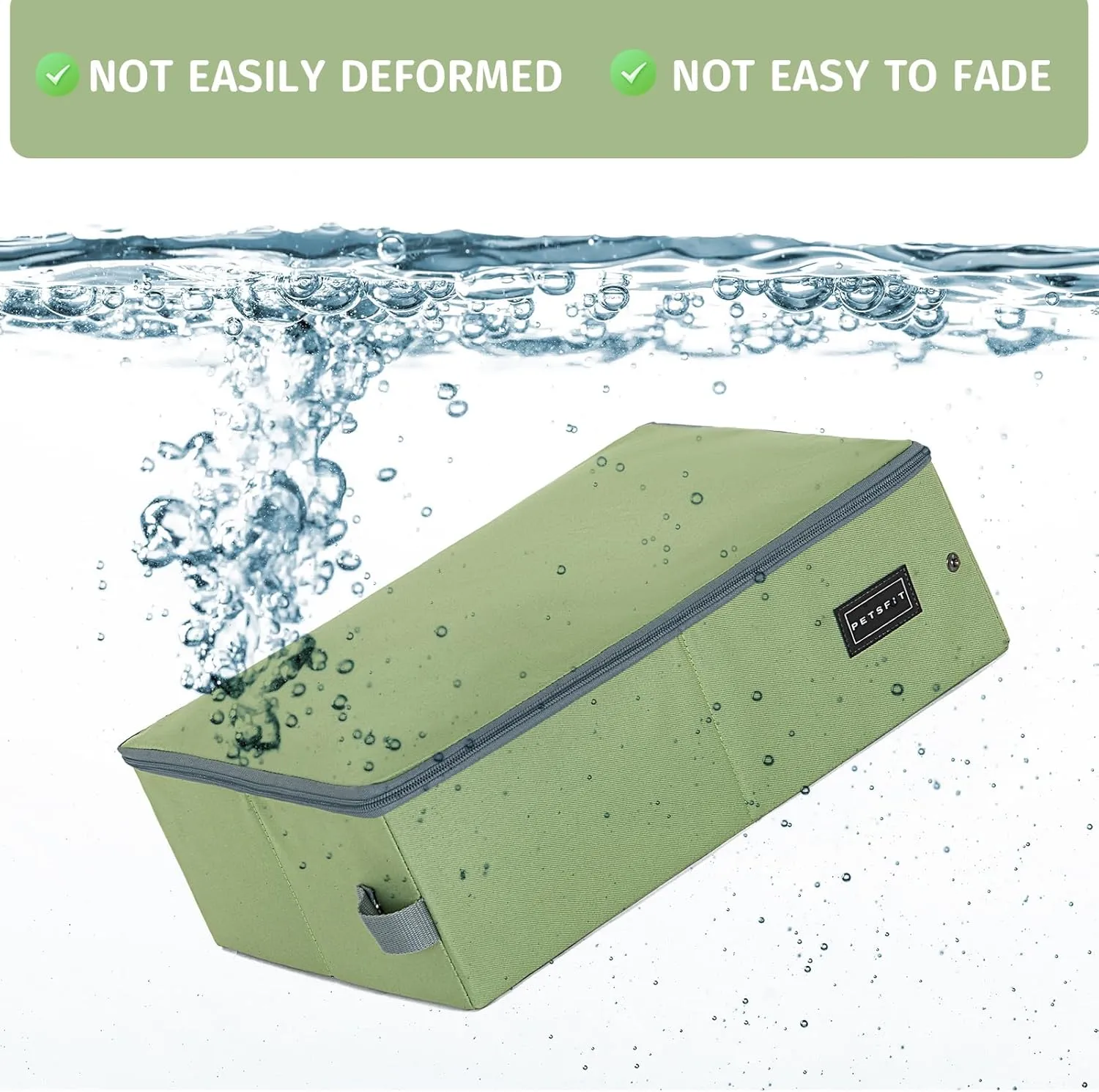 PETSFIT Portable Litter Box for Cats - Leak-Proof, Travel Litter Box for Cats in Car/Hotel/Lawn, Collapsible Litter Boxes