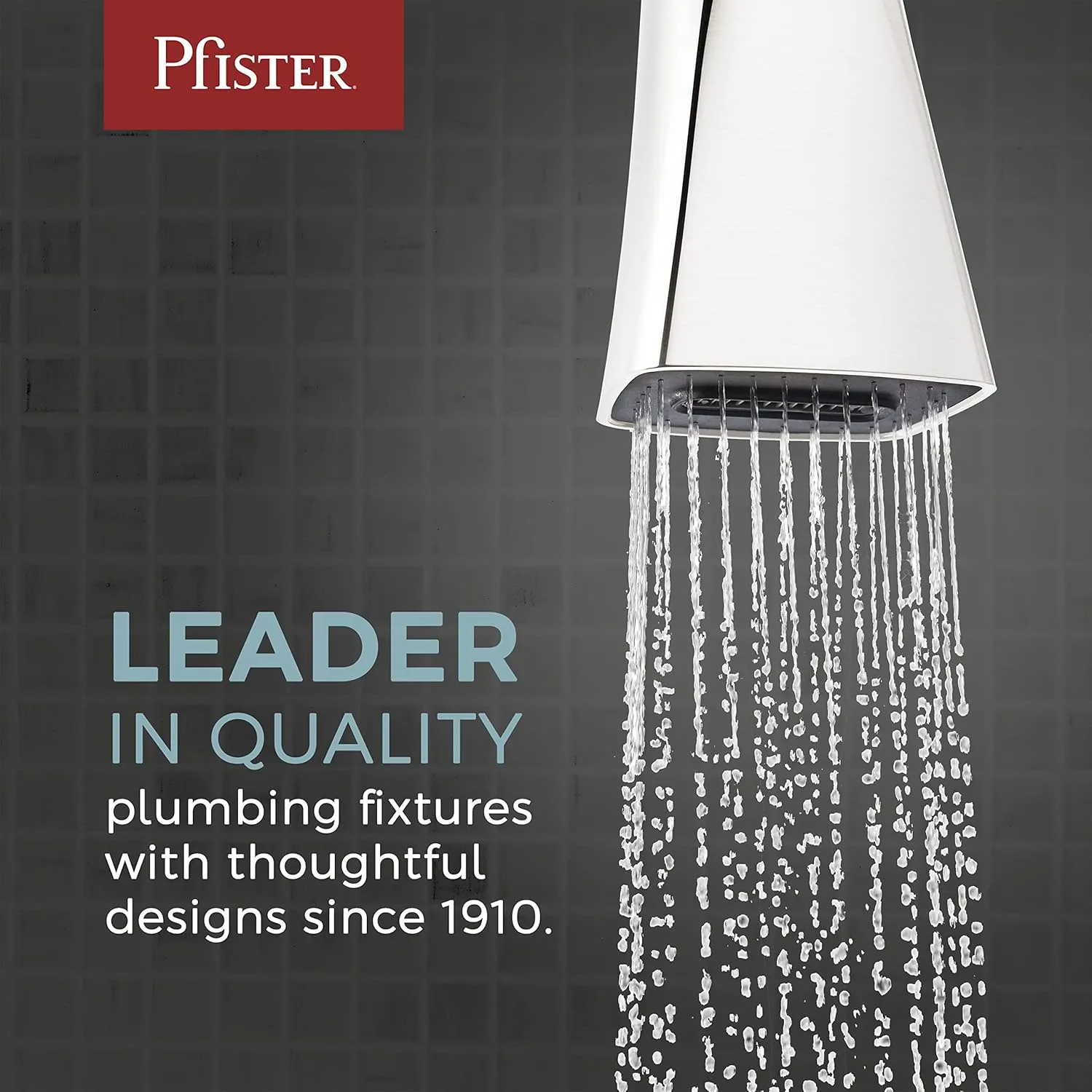Pfister HydroFuse Handheld Shower Head, Hose Included, 6-Function, 1.75 GPM, Spot Defense Matte Black Finish, 016WS2HF01SDB