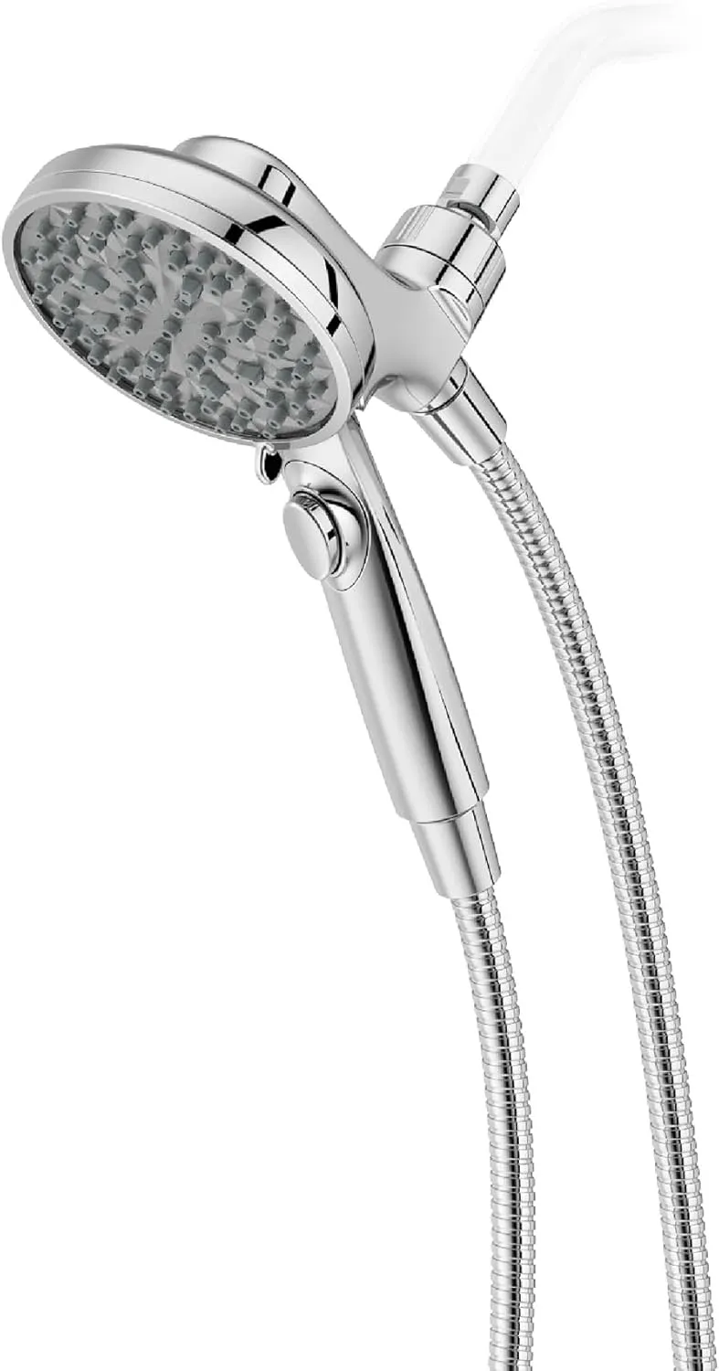 Pfister HydroFuse Handheld Shower Head, Hose Included, Magnetic Docking, 6-Function, 2.5 GPM, Polished Chrome Finish, 016HFM01CC