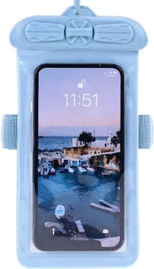 Phone Case, Compatible with BLUBOO S3 Waterproof Pouch Dry Bag [ Not Screen Protector Film ] Blue