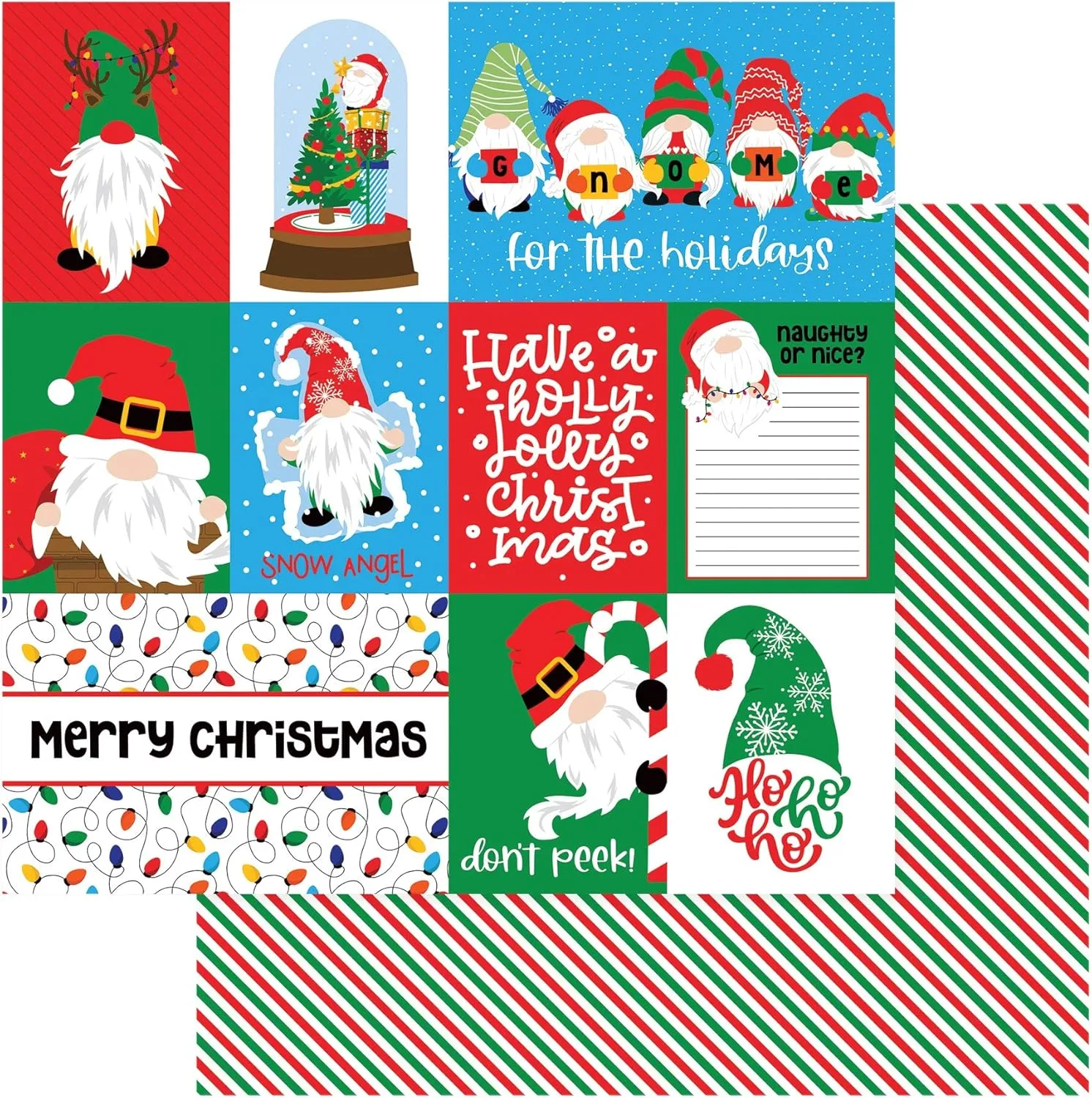 PHOTOPLAY PEEK GNOME CMAS Paper 12" Dont