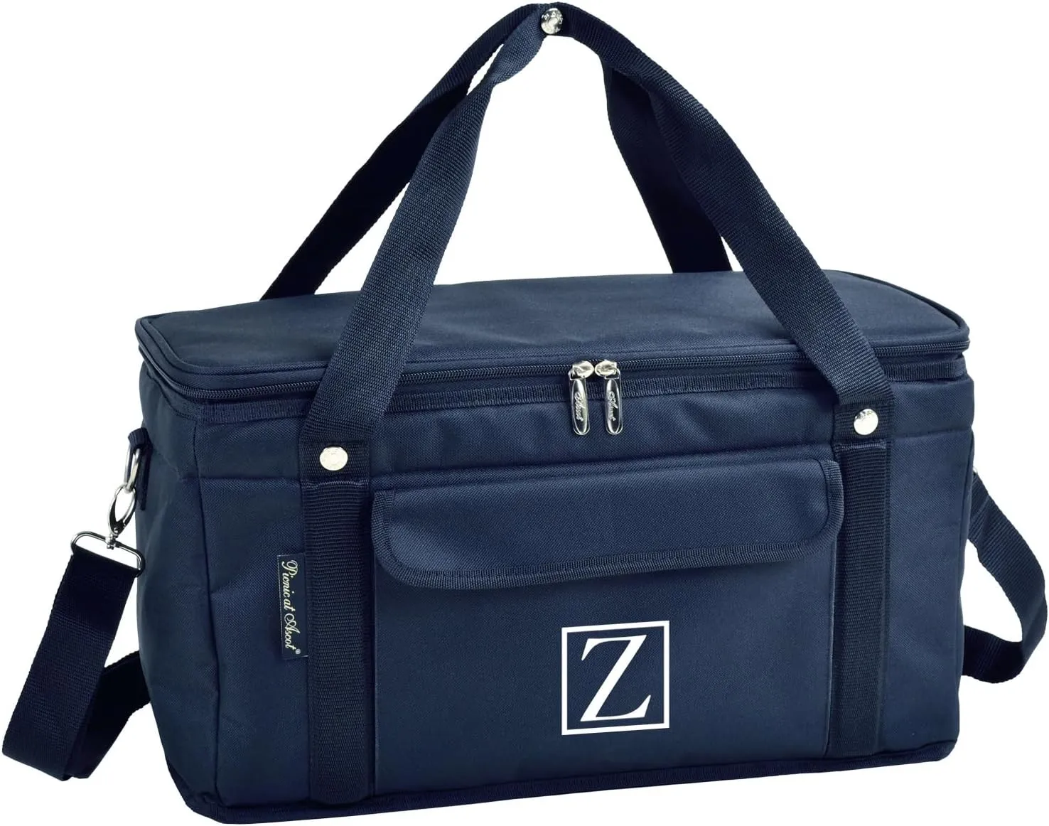 Picnic at Ascot Personalized Monogrammed 42 Can Capacity Semi Rigid Collapsible Leakproof Cooler- Designed & Quality Approved in The USA