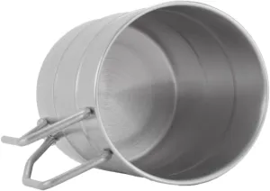 Picnic Essential: Stainless Steel Water Mug Sturdy Easy to Clean for Camping Hiking and Outdoor Adventures