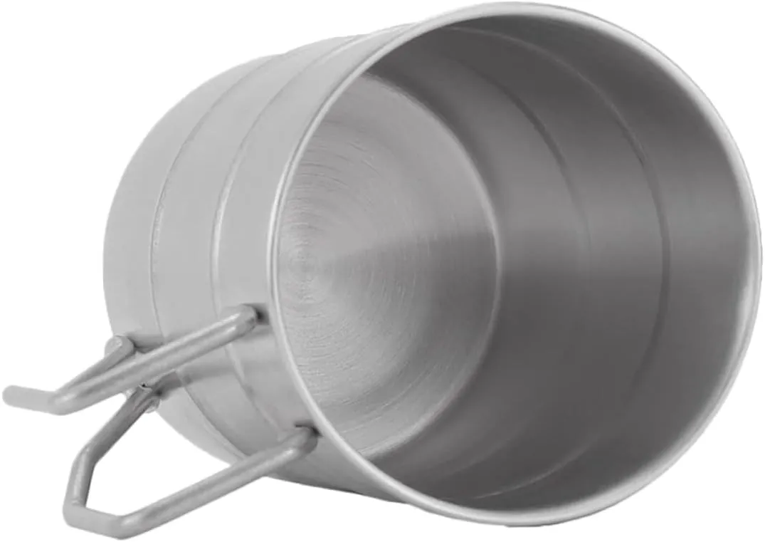 Picnic Essential: Stainless Steel Water Mug Sturdy Easy to Clean for Camping Hiking and Outdoor Adventures