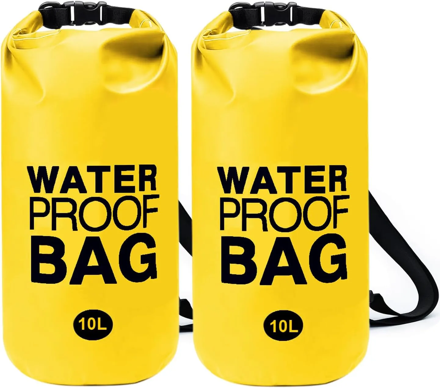 Pool Step Weights 2 Pack 10L No Breaken Pool Ladder Weights for Above Ground Pools,Waterproof Weight Bags Pool Stair Weights for Pool Steps Easy and Quick Fill Sand (Yellow)