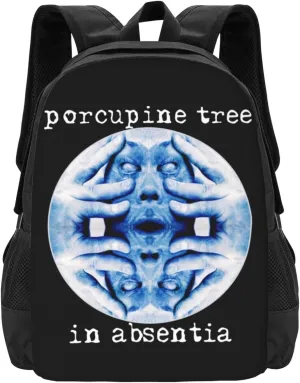 Porcupine Rock Tree Band Backpack Large Capacity Backpacks Minimalist Leisure Travel Daypack 12.5X5.5X16.5 inch