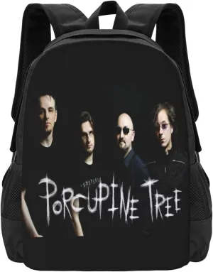 Porcupine Rock Tree Band Backpack Large Capacity Backpacks Minimalist Leisure Travel Daypack 12.5X5.5X16.5 inch