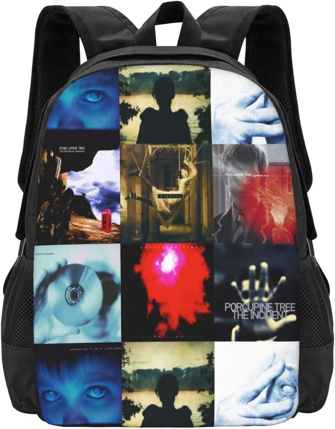 Porcupine Rock Tree Band Backpack Large Capacity Backpacks Minimalist Leisure Travel Daypack 12.5X5.5X16.5 inch