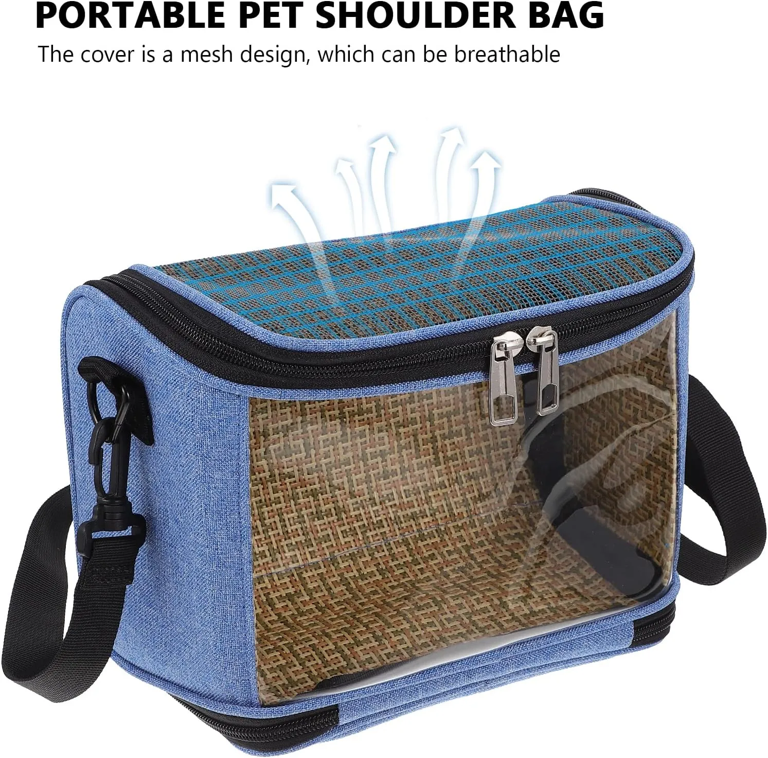 Portable Birdcage Bag Transparent Pet Carrier Parrot Carrier for Travel
