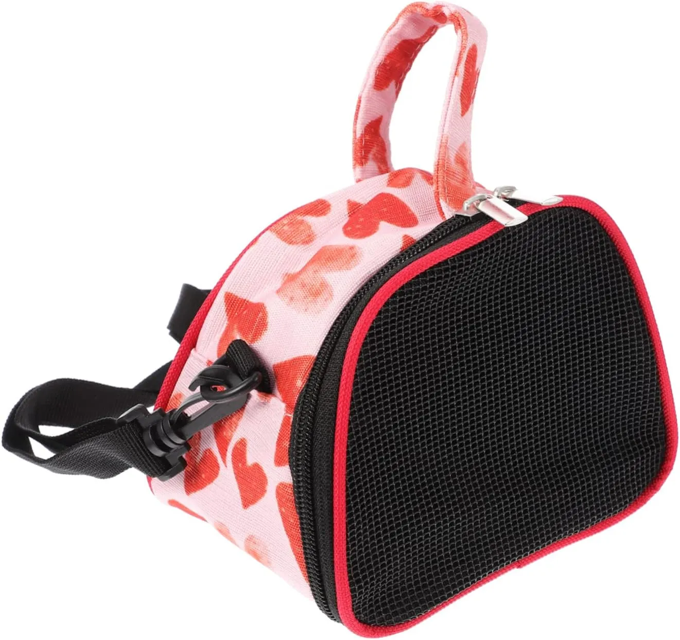 Portable Guinea Pig Carrier Bag Breathable Small Animal Travel Bag for Hamsters Hedgehogs Squirrels Lightweight Outdoor Pet Transport Easy to Clean Mesh Design
