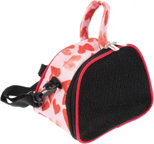 Portable Guinea Pig Carrier Bag Breathable Small Animal Travel Bag for Hamsters Hedgehogs Squirrels Lightweight Outdoor Pet Transport Easy to Clean Mesh Design