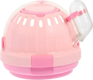 Portable Hamster Cage Guinea Pig Carrier Bag Small Pet Container for Travel Outdoor Accessory Breathable Pet Carrying Box