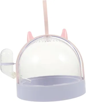 Portable Hamster Travel Cage Breathable Carrier for Pets with Drinking Device for Outings Hiking and Hamsters Hedgehogs and More
