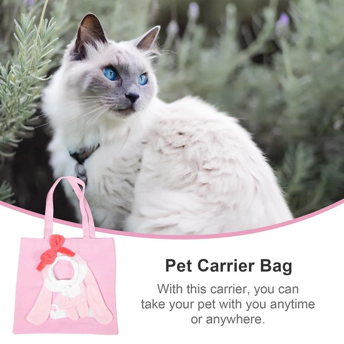 Portable One Shoulder Cat Dog Canvas Bag Breathable Pet Carrier for Travel