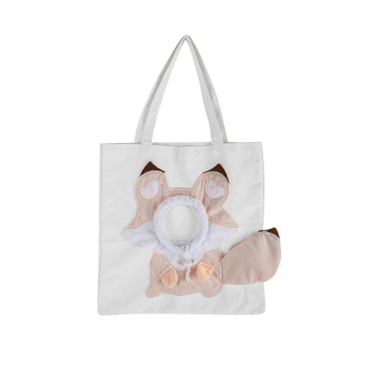 Portable One Shoulder Cat Dog Canvas Bag Breathable Pet Carrier for Travel