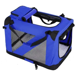 Portable Pet Carrier - M Size (Blue)