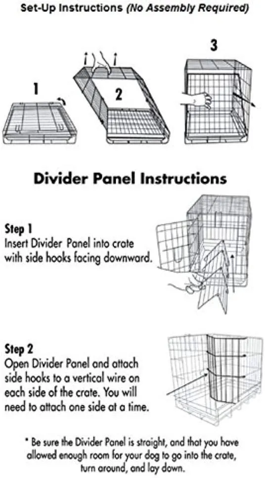 Precision Pet Products Two Door Great Crate Wire Dog Crate, 48 Inch, For Pets 90-125 lbs, With 5-Point Locking System