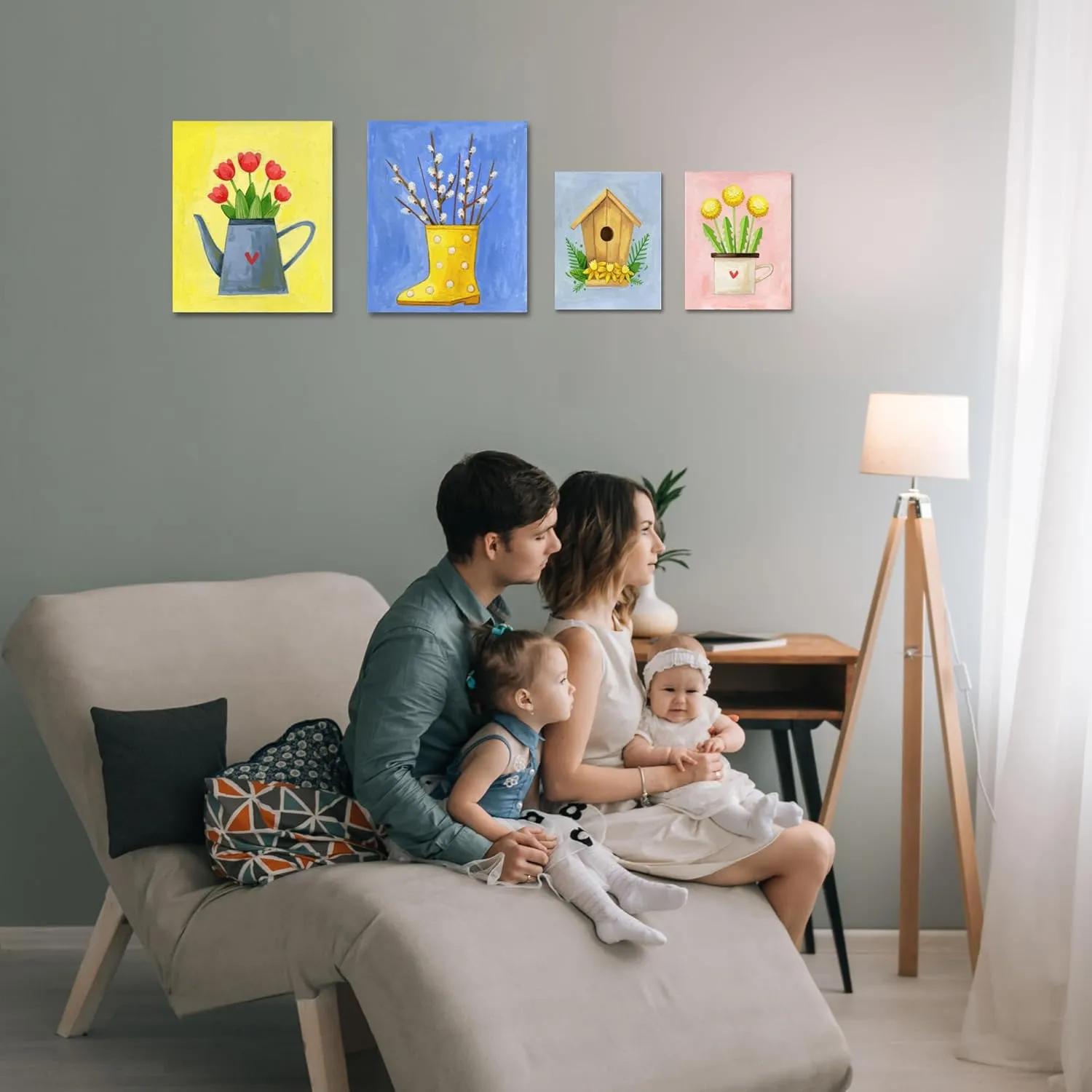 Professional Stretched Canvas for Painting with 8x10 inch, 5x7 inch (10 of Each), 20 Packs Blank Canvases Art Supplies for Acrylic, Oil, Pouring,100% Cotton, Primed, 5/8 Inch Profile