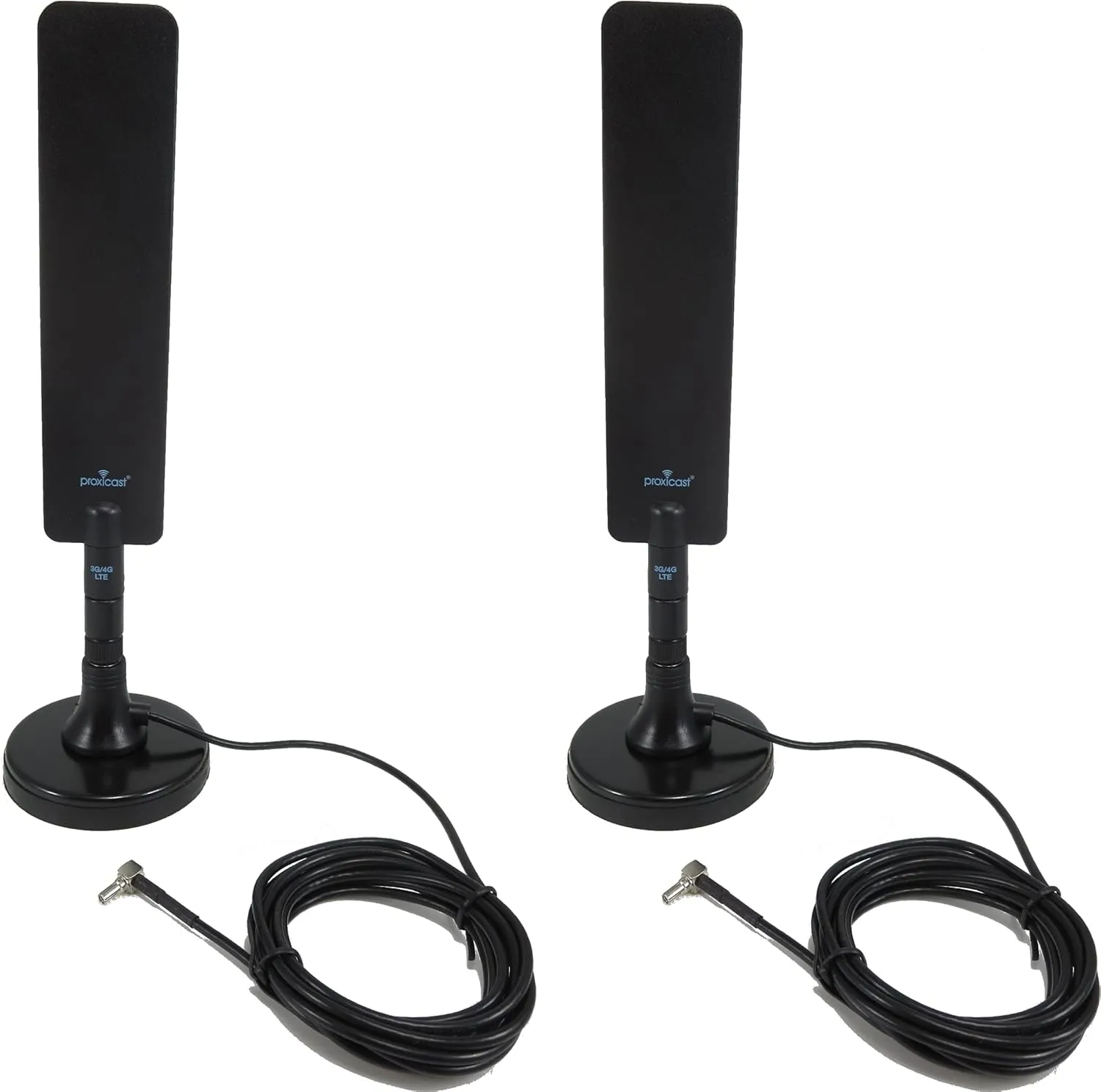 Proxicast 5 dBi External 4G / LTE Magnetic Antenna for AT&T Nighthawk M5 / MR5100, M1 / MR1100, Velocity 2, Verizon Jetpack 8800L & Others MiFi Hotspots w/ TS9 Connector - 2 Pack (ANT-120-007-TS9-2PK)