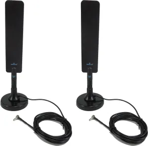 Proxicast 5 dBi External 4G / LTE Magnetic Antenna for AT&T Nighthawk M5 / MR5100, M1 / MR1100, Velocity 2, Verizon Jetpack 8800L & Others MiFi Hotspots w/ TS9 Connector - 2 Pack (ANT-120-007-TS9-2PK)