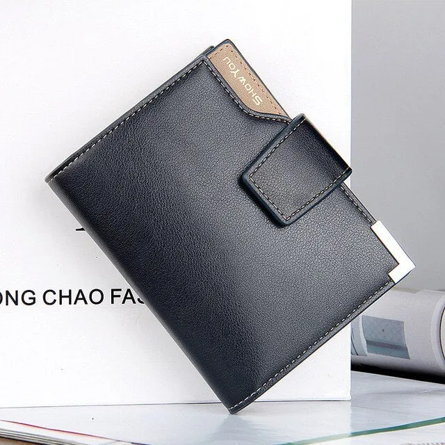 Pu Leather Men Wallets Luxury
