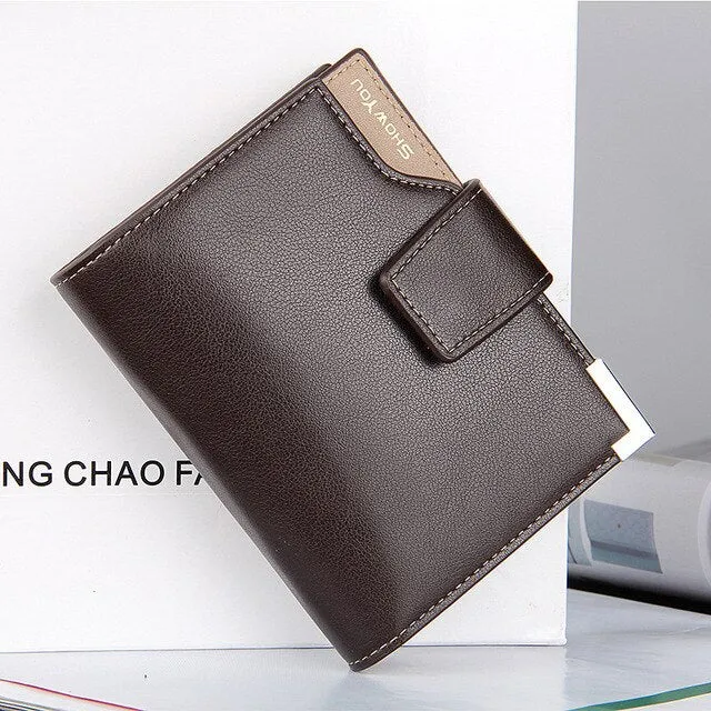 Pu Leather Men Wallets Luxury