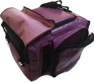 PU Leather Thailand Classic Purple Style Puppy Kitten Sugar Glider Birds Prairie Dog Chinchillas Small Pet Travel Cage Shoulder Bag Kennel Carrier by Polar Bear's Republic