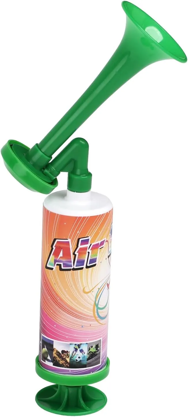 Pump Air Horn Mini, BANHAO Handheld Air Horn Hand Pumps Noisemakers for Sporting Events, Parties, Celebrations, Fun Birthday Party Favors and Goodie Bag Fillers for Kids and Adults, 5pcs 10Inch
