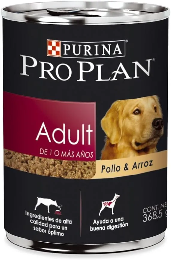 Purina Pro Plan Canned Adult Chicken And Rice Food, 13 Oz (Pack Of 12)