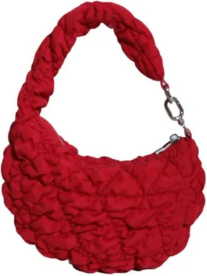 Quilted Tote Bag for Women Mini Puffer Bag Puffer Shoulder Bag Puffy Tote Bag Nylon Bag Lightweight Carryall Bag