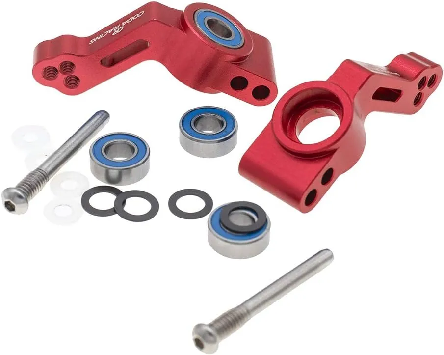 RC Alloy Rear Stub Axle Carriers for Traxxas 1/10 2WD Slash, Stampede, Rustler, Bandit-Replaces Part 3752(Pair)