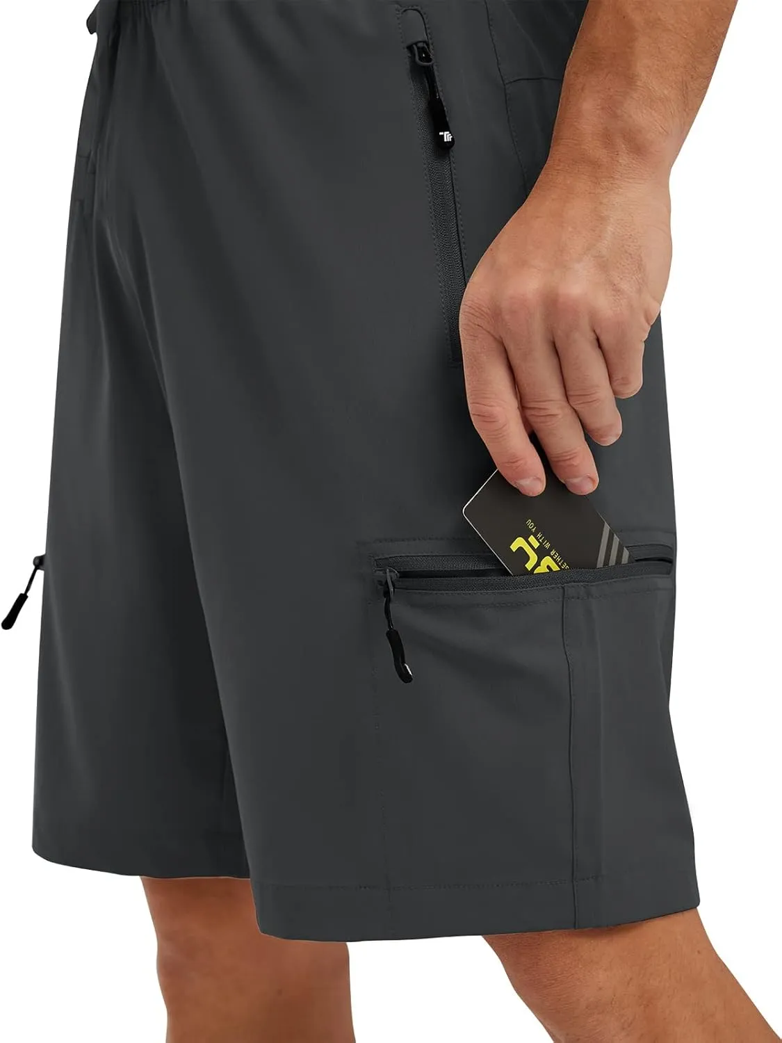 Rdruko Men's Hiking Shorts Quick Dry Lightweight Outdoor Sports Shorts with 5 Pockets for Travel Camping