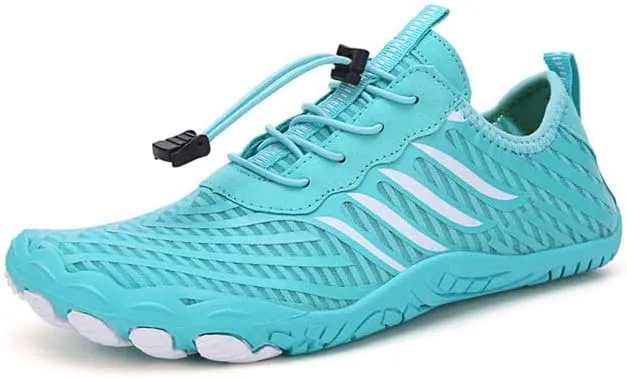 Recyphi Men’s Minimalist Barefoot Beach Shoes Athletic Hiking Shoes for Swimming Water Yoga Surf Outdoor Sports