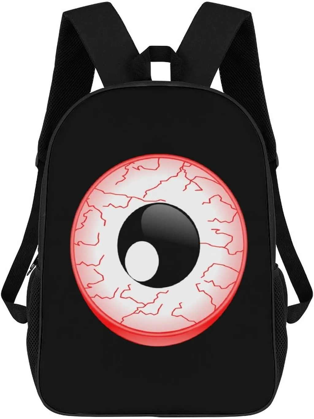 Red Eyeball Fashion Backpack 17 Inches Daypack Unisex Laptop Bag for Travel Business Work