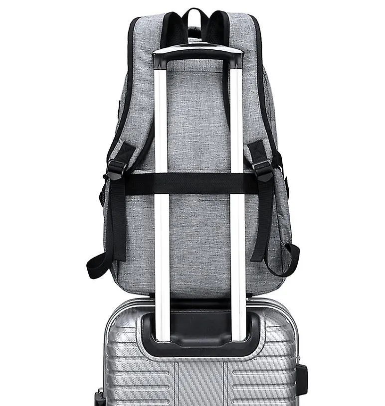 Red Men'S Backpacks, Short-Distance Travel Bags, Large-Capacity Business Computer Backpacks Zf1107