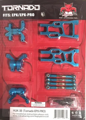 Redcat Racing Tornado EPX & EPX PRO Hop Up Kit, Blue (HUK-3B)