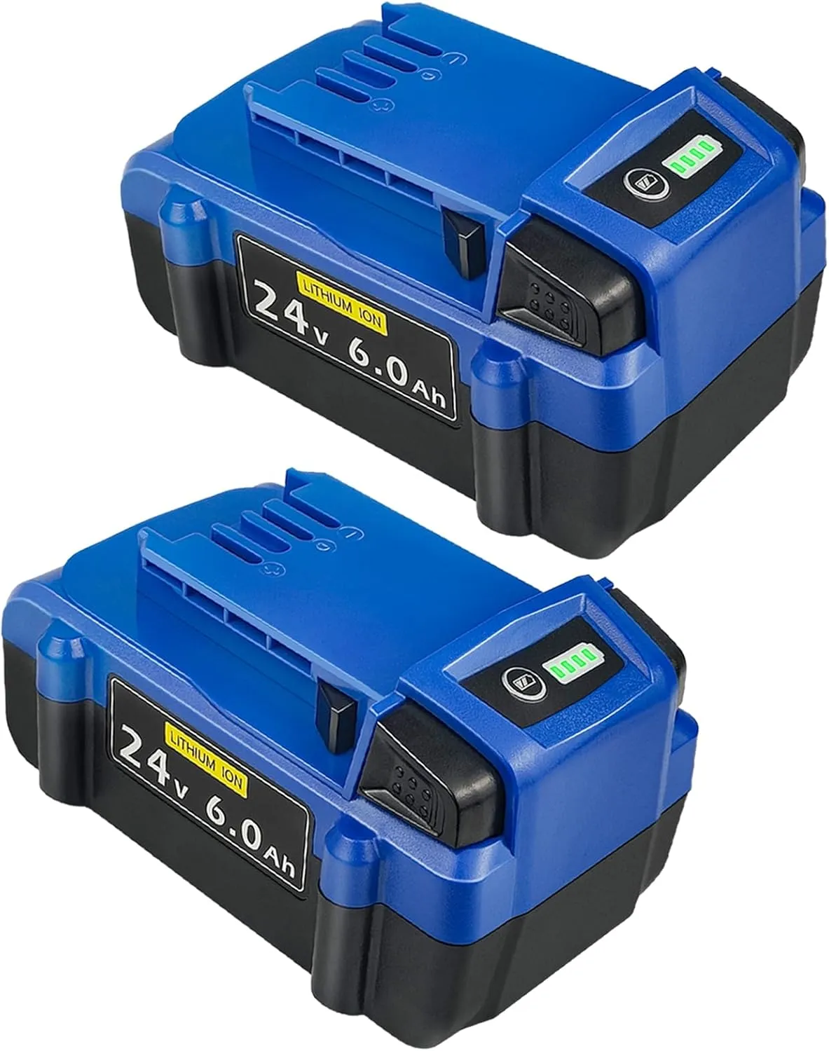 Replacement for Kobalt 24V Battery: 6.0Ah Lithium ion Compatible with 24-Volt Max Battery KB624-03 KB524-03 KB424-03 KB224-03 KB124-03 Suitable for All Kobalt 24 V Cordless Power Tool 2 Packs