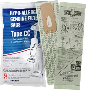 Replacement for Oreck Type CC CCPK8DW Vacuum Cleaner 8 Bags