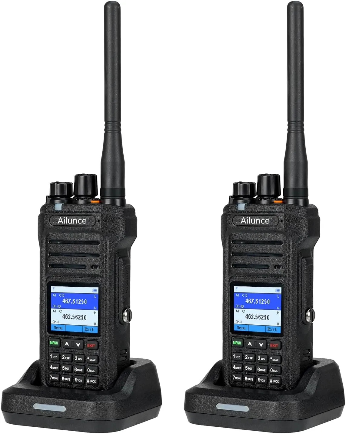 Retevis Ailunce HA1G GMRS Radio, GMRS Handheld Radio, IP67 Waterproof, NOAA, 2800mAh USB-C Charging Long Range Walkie Talkies for Outdoor(2 Pack)