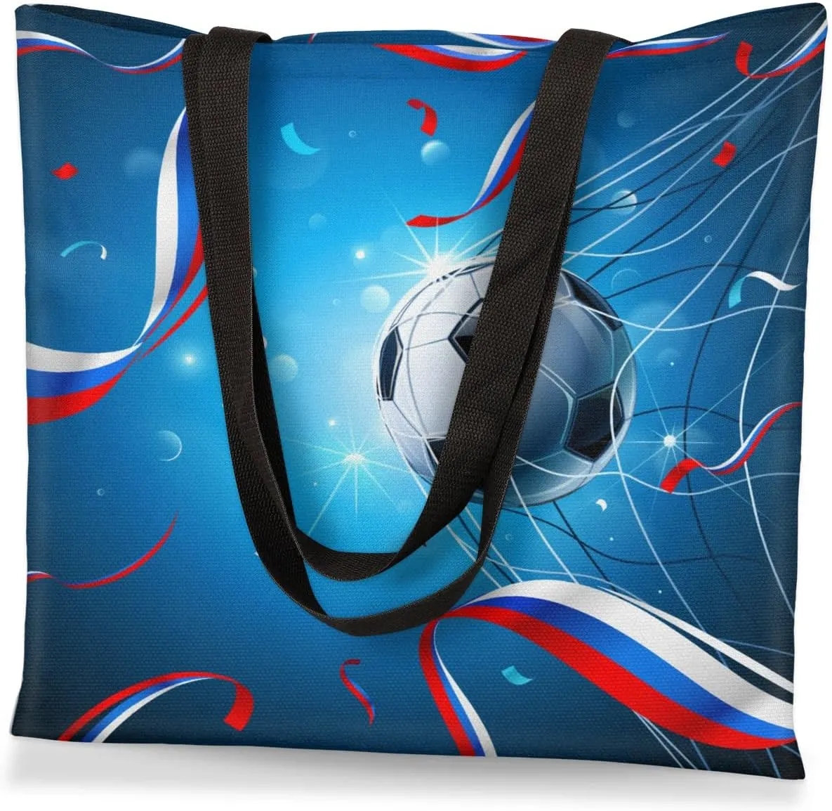Retro Yellow Basketball Canvas Tote Bag for Women Men Stylish Tote Handbag Shoulder Bag Reusable Grocery Bag