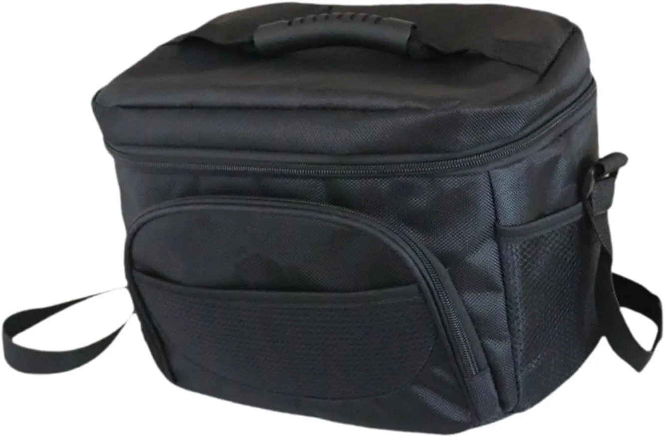 Reusable Insulated Lunch Bag with Shoulder Strap - Portable Thermal Tote for Picnic Hiking Travel Food Carrier