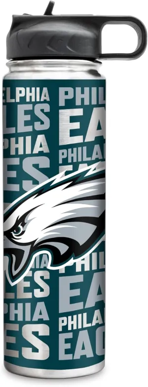 Rico Industries NFL Football Stainless Steel Tumbler with Lid - Great For Coffee, Tea, Water or Cocktails
